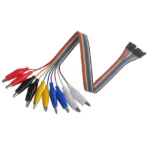 Câbles Dupont multicolores avec pinces crocodiles