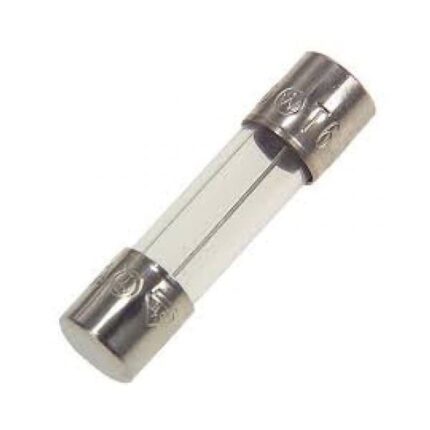 Fusible en verre cylindrique avec embouts métalliques