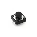 Bouton poussoir Noir 12x12x12mm