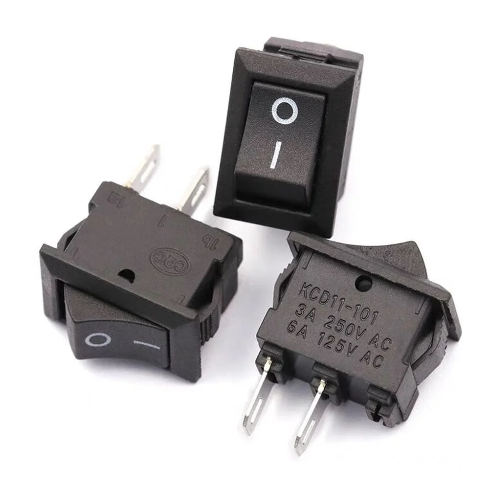 interrupteur-a-bascule-marche-arret-kcd11-2pin-3a-250v-noir interrupteur kcd11 noir - Interrupteur à bascule marche arrét KCD11 2Pin 3A-250V NOIR - Didactico Tunisie