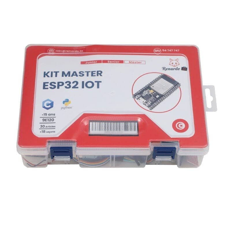 Kit Master ESP32 IOT Renardo kit master esp32 - Didactico Tunisie