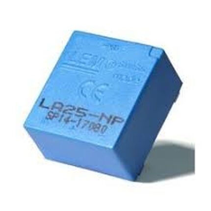 Capteur de courant bleu LA25-NP avec marquages visibles