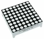 Afficheur matrice LED 8x8 avec boîtier noir et blanc