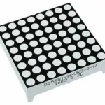 Afficheur matrice LED 8x8 avec boîtier noir et blanc