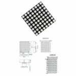 Matrice LED 8x8 - 3mm 32x32mm CA – Image 2