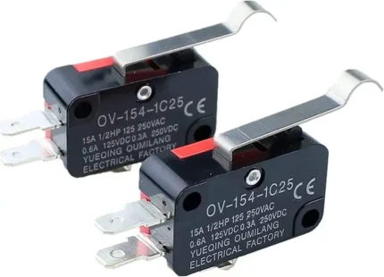 micro interrupteur v-154-1c25 - Micro interrupteur de fin de course V-154-1C25 N-E-R - Didactico Tunisie