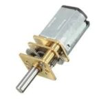 Micro moteur à engrenages métalliques avec arbre en acier