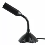 Lampe noire flexible avec base stable pour bureau