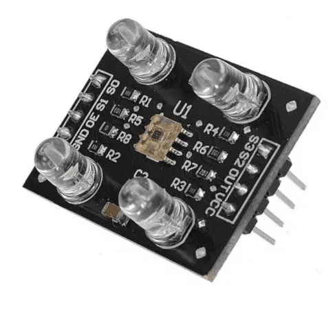 Module capteur de suivi de ligne infrarouge capteur couleur tcs3200 - Module capteur de reconnaissance couleur TCS3200 - Didactico Tunisie