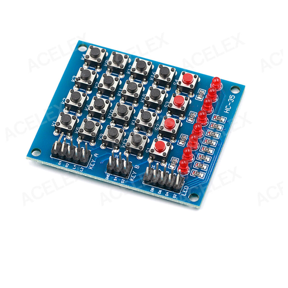 Module-de-tableau-de-clavier-4-4-Matrix module clavier 4x4 - Didactico Tunisie