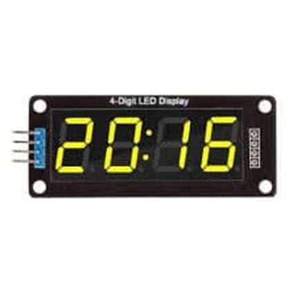 module affichage tm1637 - Module d’affichage LED jaune à 4 chiffres TM1637, 0.56 - Didactico Tunisie