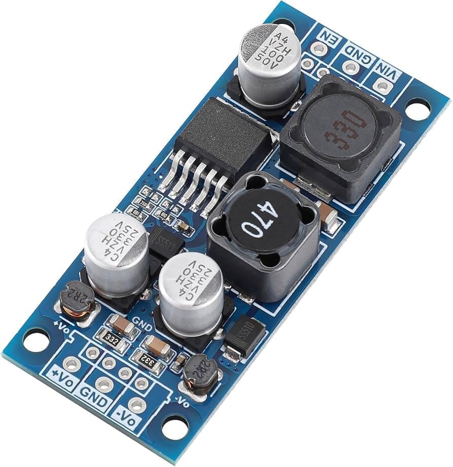 Module convertisseur abaisseur DC-DC 3A Module convertisseur abaisseur de tension DC-DC avec composants visibles