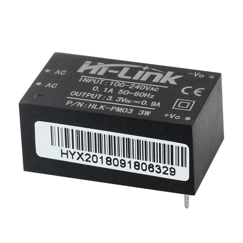 module-dalimentation-isole-hlk-pm03-vin220vacvout3-3vdc module alimentation isolé - Module d’Alimentation Isolé HLK-PM03 Vin=220VAC;Vout=3.3VDC - Didactico Tunisie