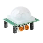 Module capteur de mouvement PIR avec lentille blanche et composants électroniques