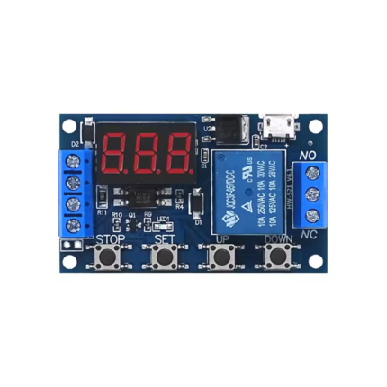 module relais temporisé - Module de relais temporisé 6-30 V à 1 canal avec cycle de temporisation réglable - Didactico Tunisie