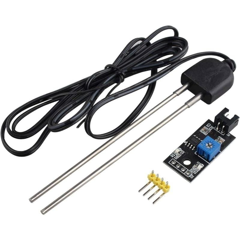 Module capteur d'humidité du sol avec sondes module humidité sol - Module d’humidité de sol avec sonde de résistance à la corrosion L=1.3 métre - Didactico Tunisie