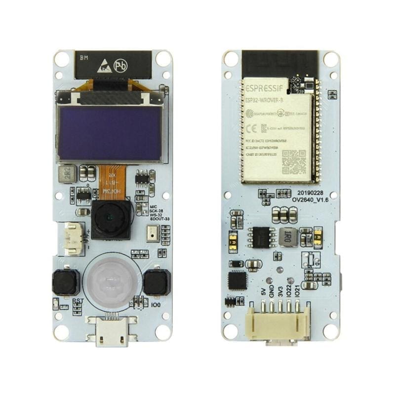 module-esp32-wrover-avec-module-camera-psram-ov2640-old0-96-cable-alimentation module esp32 wrover - Didactico Tunisie