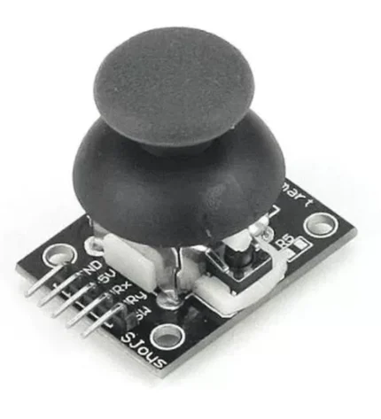 Module joystick noir avec deux axes et bouton intégré