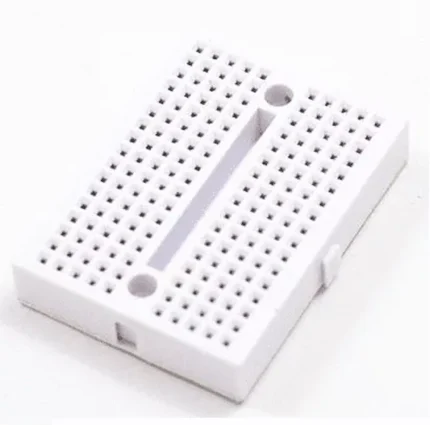 Mini breadboard blanche 170 points pour prototypage électronique