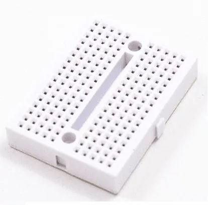 Mini breadboard blanche 170 points pour prototypage électronique