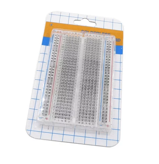 Plaque de prototypage sans soudure 830 points plaque essai 400 - Plaque d’essai 400 pts transparent - Didactico Tunisie