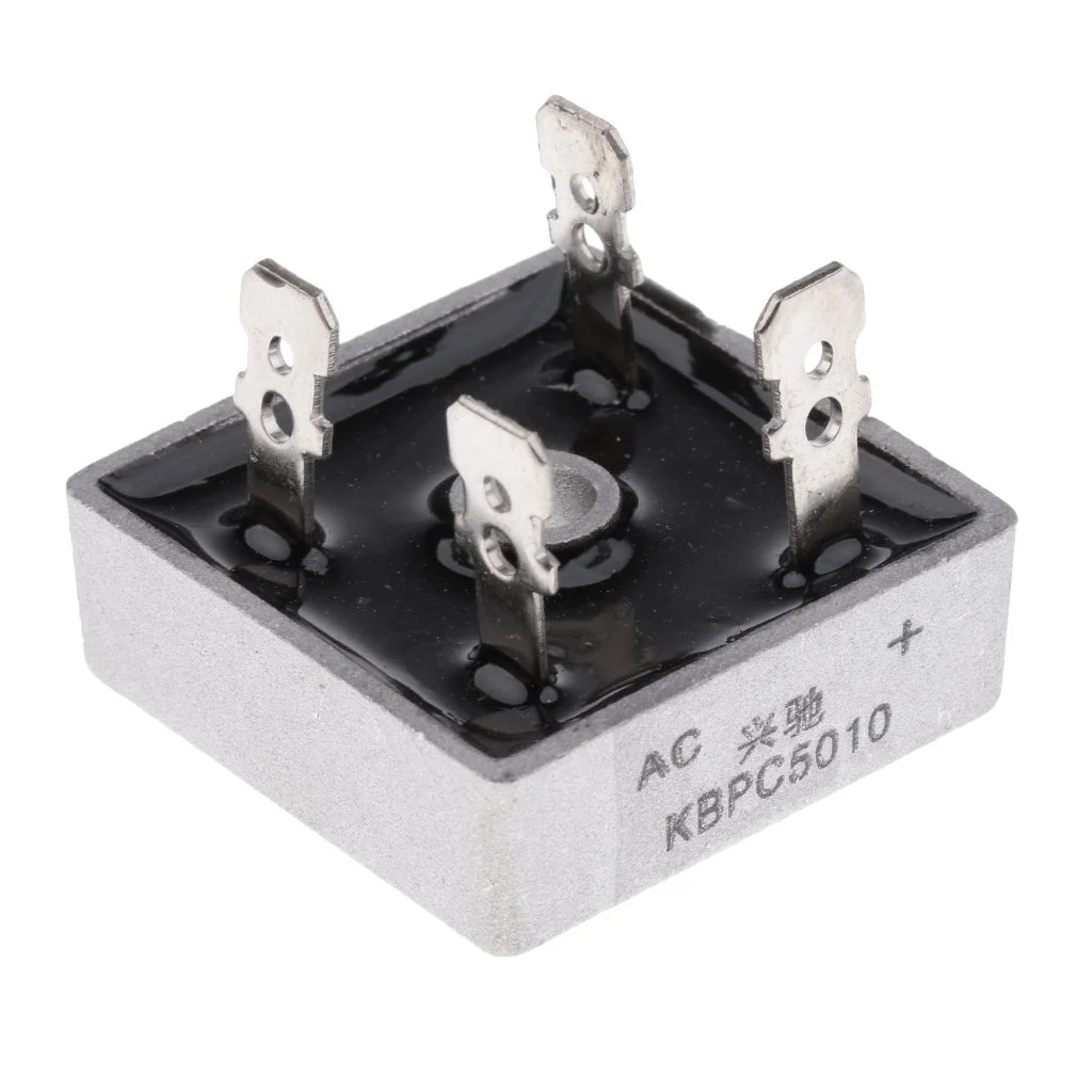 Pont redresseur KBPC5010 1000V 50A pont diode kbpc5010 - Didactico Tunisie