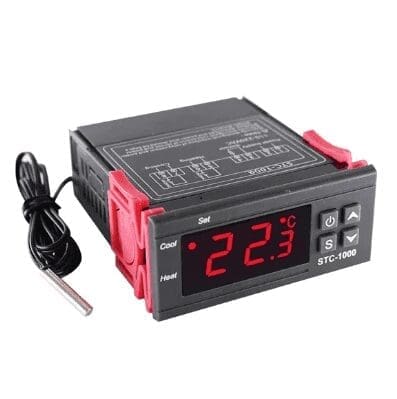 Thermostat numérique STC-1000 avec sonde et affichage LED