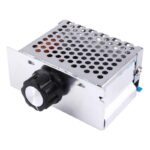 Régulateur de tension à Thyristor 4000W + Cage ALU Vin=220VAC Vout=0-220VAC