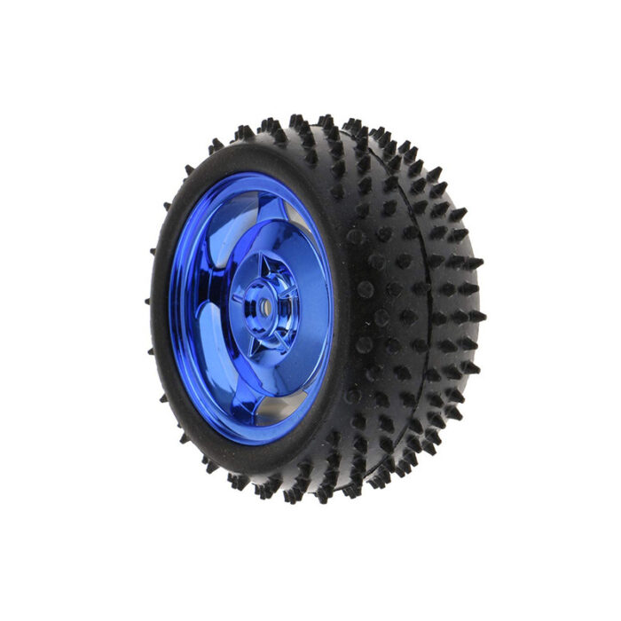 Roue cramponnée Bleu 85mm Largeur 38mm