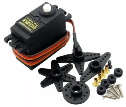 Servo moteur SG90 avec divers accessoires et vis