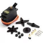 Servo moteur noir avec accessoires et vis