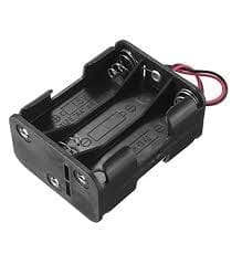 support batterie 6x - Support Batterie 6 X AA avec connecteur DC dos à dos - Didactico Tunisie