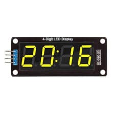 module LED TM1637 4 chiffres jaune 0.56 pouces