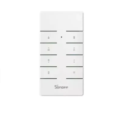 Interrupteur mural tactile blanc avec 8 boutons et logo Sonoff