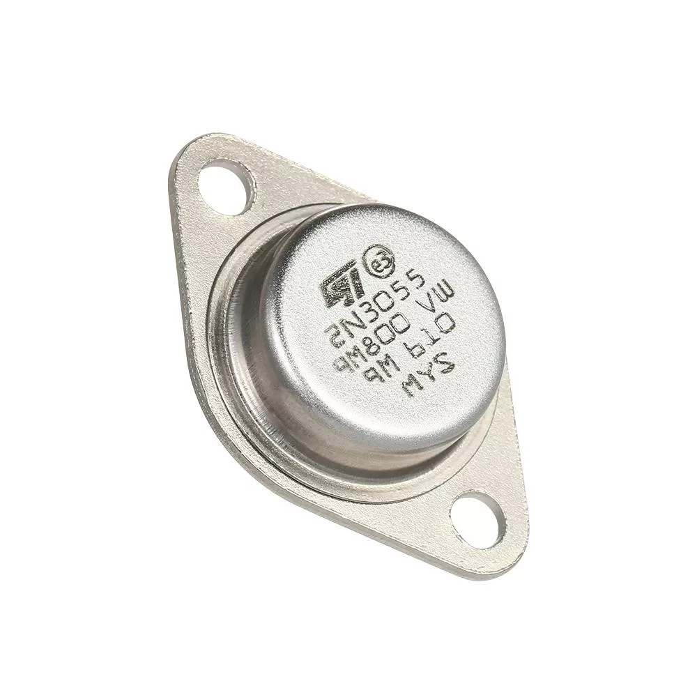 Transistor de puissance 2N3055 TO-3 transistor 2n3055 - Transistor de puissance NPN 15A 2N3055 TO-3 - Didactico Tunisie