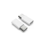 adaptateur micro usb - Adaptateur Blanc DATA Micro USB vers USB type C - Didactico Tunisie