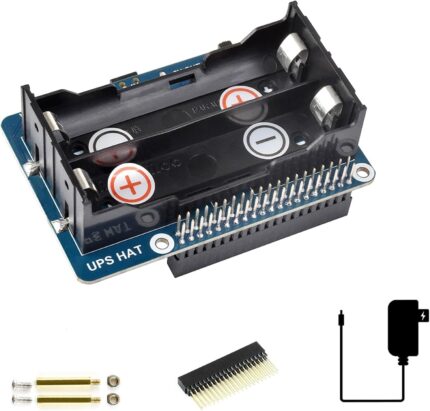 alimentation ups hat - Alimentation sans coupure UPS HAT (B) pour Raspberry Pi 5 V 5A i2C - Didactico Tunisie