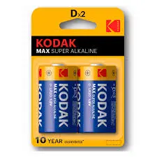 batterie kodak max - Batterie KODAK D Max Alkaline 1.5V B2 - Didactico Tunisie