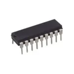 Circuit intégré noir avec 16 broches en ligne
