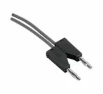 cordon banane 2mm - Cordon banane-banane 2mm Noir 0.5cm - Didactico Tunisie