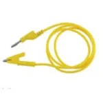 cordon banane 4 - Cordon banane-banane 4 mm jaune 0.5M - Didactico Tunisie