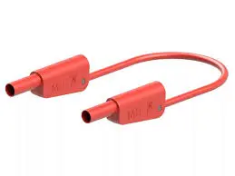 cordon banane 4 - Cordon banane-banane 4 mm Rouge 1,5 métre - Didactico Tunisie