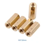 entretoise métal cuivre - Entretoise en Métal cuivre M3*12mm femelle - Didactico Tunisie