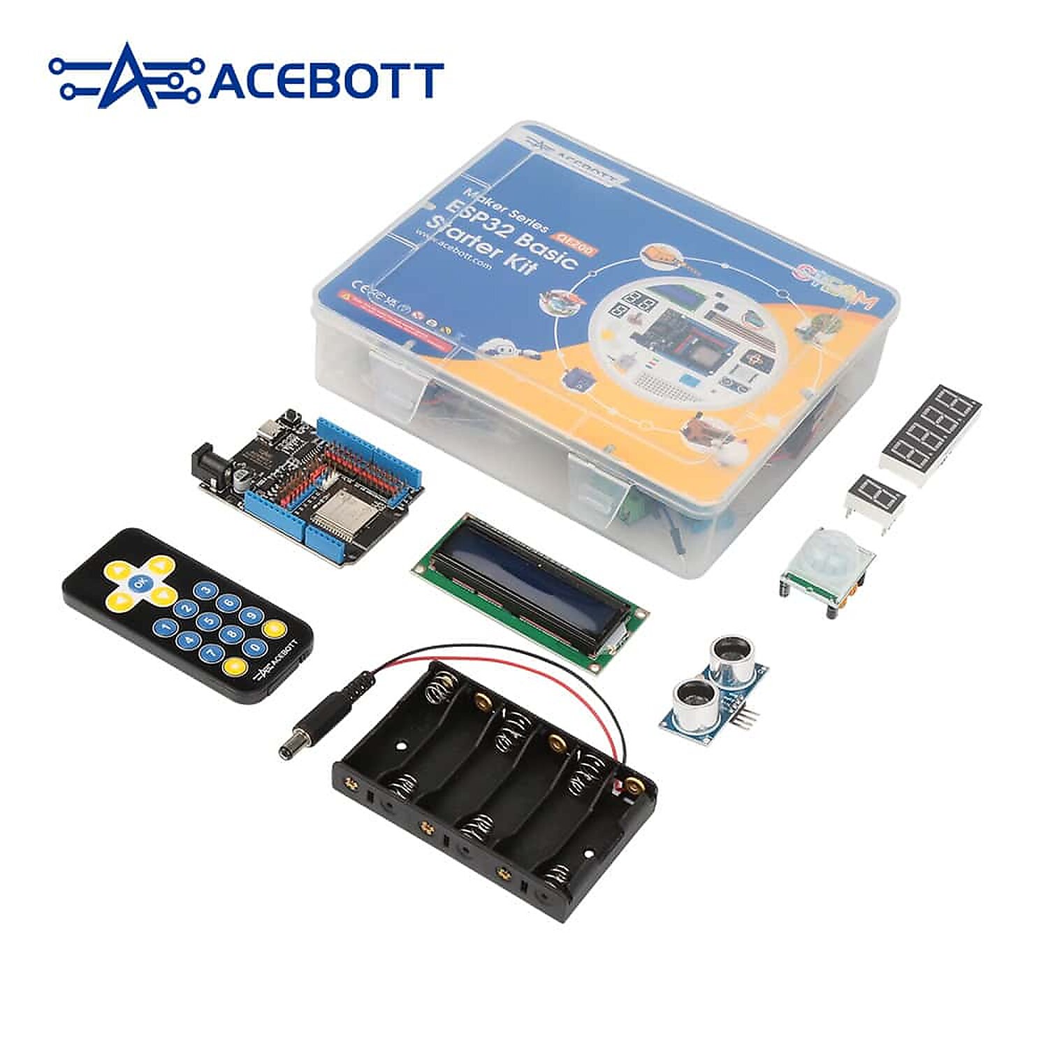 Kit de démarrage de base ACEBOTT ESP32 (Pack d’extension de projet) kit-de-demarrage-de-base-acebott-esp32-pack-dextension-de-projet