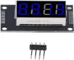 Module afficheur numérique 7 segments avec connecteur à broches