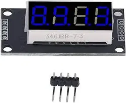 Module afficheur numérique 7 segments avec connecteur à broches
