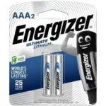 Pile AAA Energizer Lithium 2Pk