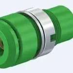 Connecteur Femelle de fiche banane 2 mm vert