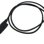 Cordon banane-banane 4 mm Noir 1 métre