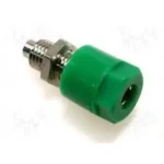 Fiche Banane Femelle sécurisé 4mm VERT